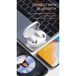 Wholesale Bluetooth 5.0 True TWS Wireless Mini Earbuds Pods Buds Headset with Portable Charger A6S (White)